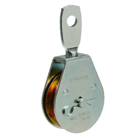 Campbell Chain & Fittings Campbell 2 in. D Zinc Plated Steel Swivel Eye Pulley T7550302